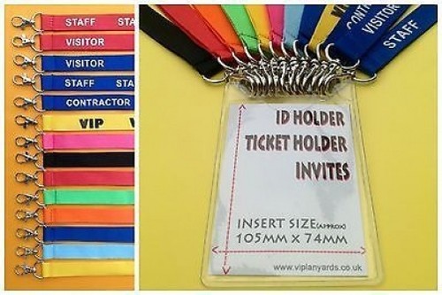 Vip lanyard badge - , holder
