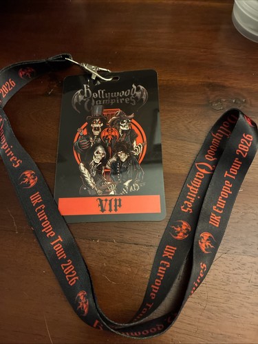 Hollywood vampires vip - hollywood, lanyard