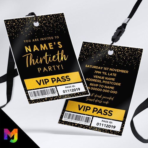 Personalised 30th birthday - 30th, vip