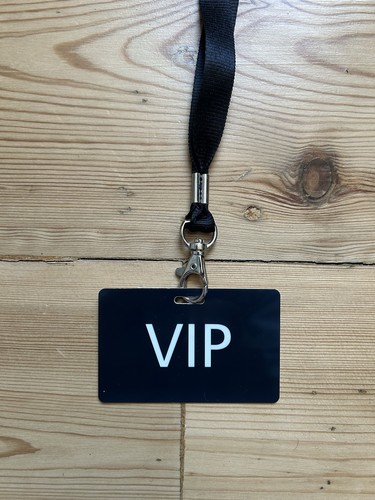 Quality black vip neck - quality,