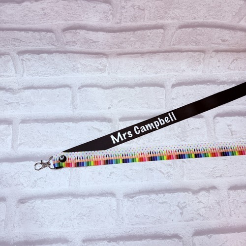 Personalised lanyard spotty - lanyard,