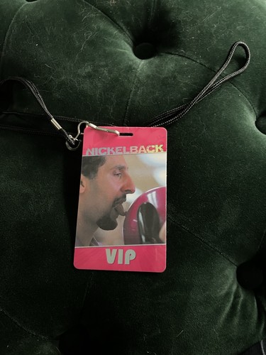 Nickelback vip tour lanyard - nickelback,