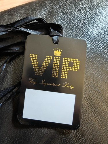 Vip pass lanyards pack - vip, 9-pack