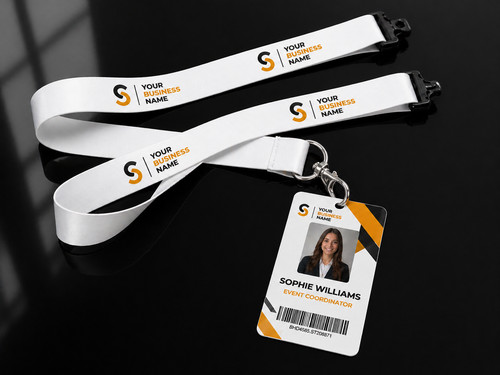 Custom card lanyard - card,