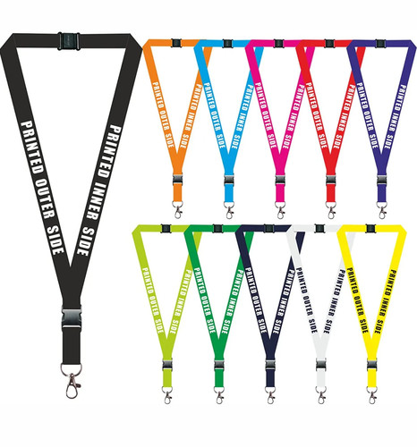 Personalised lanyard with - personalised,